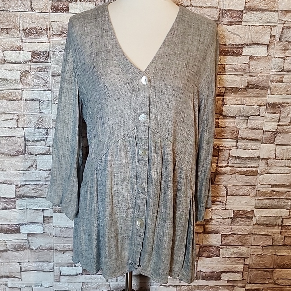 Zara Gray Blouse / Tunica